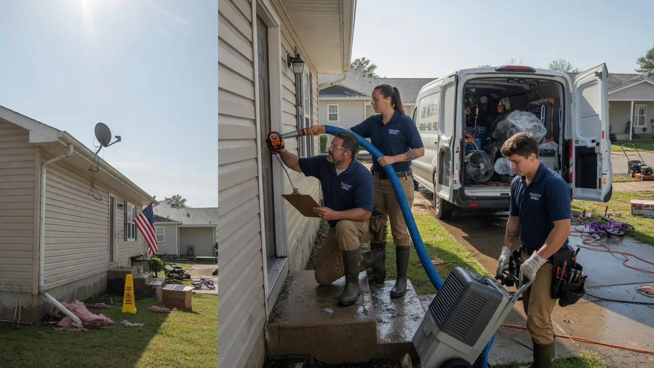 Ceiling Water Damage Restoration in Dorchester, IA near me